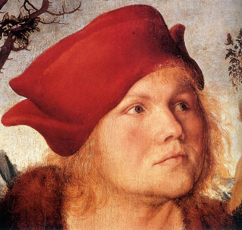 CRANACH, Lucas the Elder Portrait of Dr. Johannes Cuspinian (detail) dfg Sweden oil painting art
